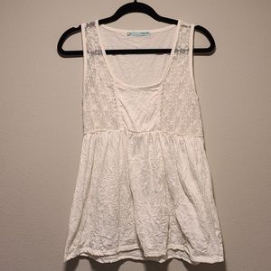 Maurices flowy tank with lace detail